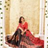 Gota Satin Printed Navratri Lehenga Choli