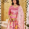Vibrant Multicolor Zari Gota Lehenga Choli with Printed Dupatta for Festive & Wedding Wear