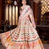Premium Gota Satin Printed Lehenga Set – Multicolor Butterfly & Floral Design