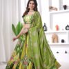 Premium Zari Gota Printed Fabric | Traditional Ethnic Designer Textile for Lehenga Choli