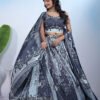 Paithani Zari Weaving Lehenga with Sequins & Digital Print