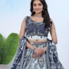 Paithani Zari Weaving Lehenga with Sequins & Digital Print