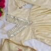 Soft Chinon Anarkali with Real Mirror Work Neck | Festive Wear