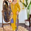 photo_2025-05-02_10-13-41 (2) Mustard Yellow Embroidered Kurti Pant Set with Floral Printed Dupatta for Women