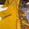 photo_2025-05-02_10-13-46 Mustard Yellow Embroidered Kurti Pant Set with Floral Printed Dupatta for Women