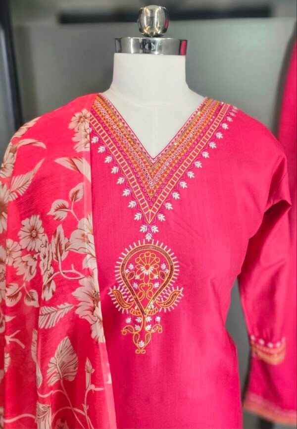 photo_2025-09-05_14-04-03 Elegant Pink Floral Embroidered Suit Set for Women | Festive & Wedding Ethnic Wear Collection