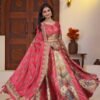Pink Zari Gota Printed Lehenga Choli with Traditional Ethnic Design
