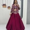 Embroidered Designer Lehenga Choli with Jacket for Wedding & Festive Wear