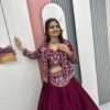 Embroidered Designer Lehenga Choli with Jacket for Wedding & Festive Wear