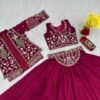 Embroidered Designer Lehenga Choli with Jacket for Wedding & Festive Wear