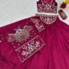 Embroidered Designer Lehenga Choli with Jacket for Wedding & Festive Wear