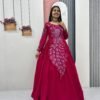 Embroidered Anarkali Gown for Women | Party & Wedding Wear Ethnic Dress