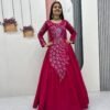 Embroidered Anarkali Gown for Women | Party & Wedding Wear Ethnic Dress