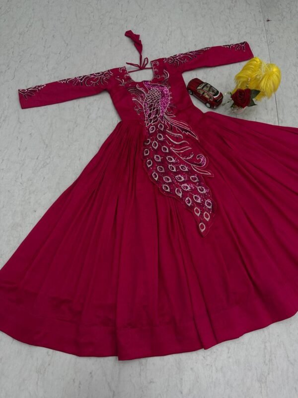 Embroidered Anarkali Gown for Women | Party & Wedding Wear Ethnic Dress