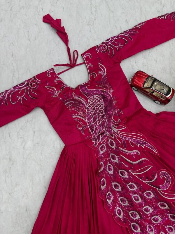 Embroidered Anarkali Gown for Women | Party & Wedding Wear Ethnic Dress