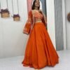 Embroidered Lehenga Choli with Jacket for Women | Festive & Wedding Wear