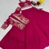 Embroidered Lehenga Choli with Designer Jacket for Wedding & Party Wear