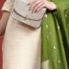 Women Cream Embroidered Kurti Pant Set With Banarasi Dupatta | Elegant Ethnic Wear for Festive Occasion